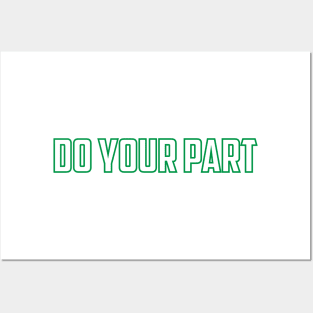 Do Your Part Posters and Art